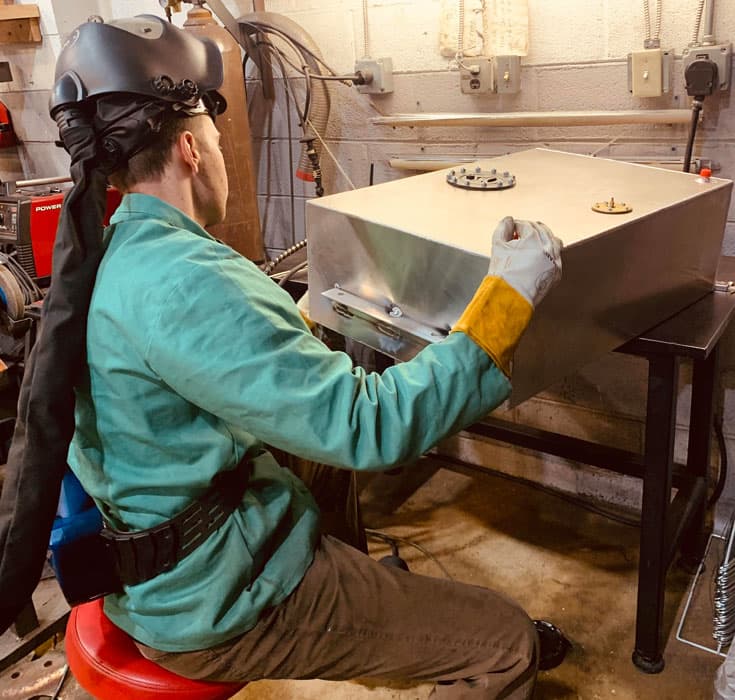 gentleman wielding tank